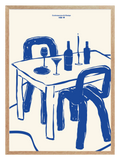After Diner Blue Poster