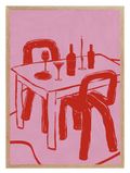 After Diner Pink Poster