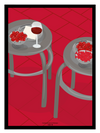 Cherry Table Poster