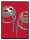Cherry Table Poster