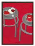 Cherry Table Poster