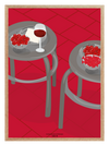 Cherry Table Poster