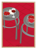 Cherry Table Poster