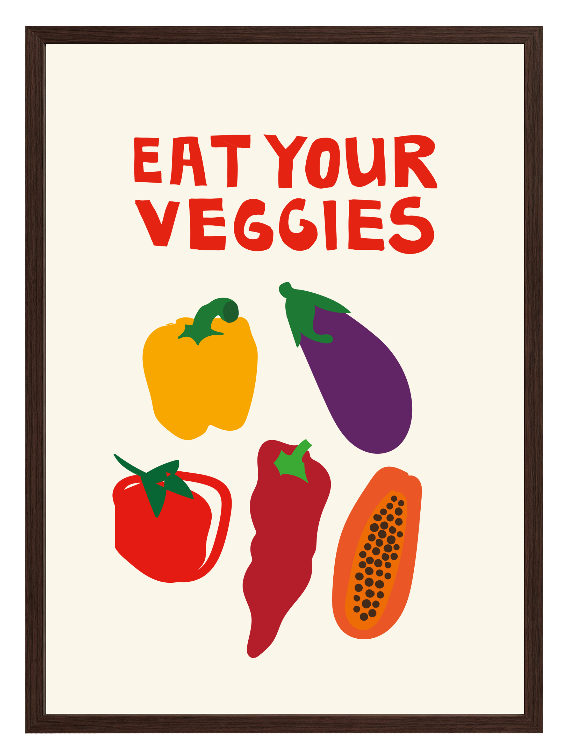 Eat Your Veggies Poster