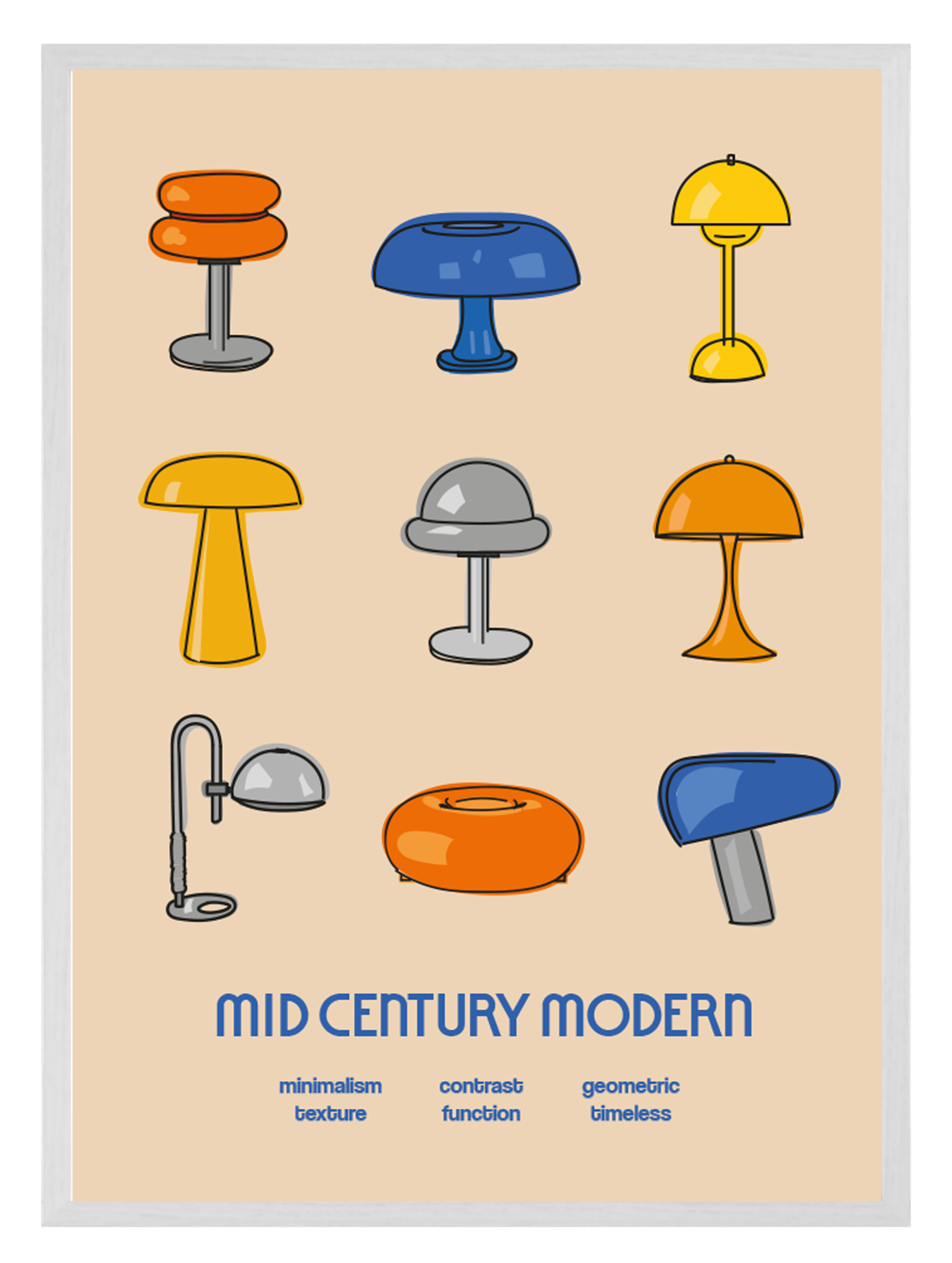 Mid Modern Poster
