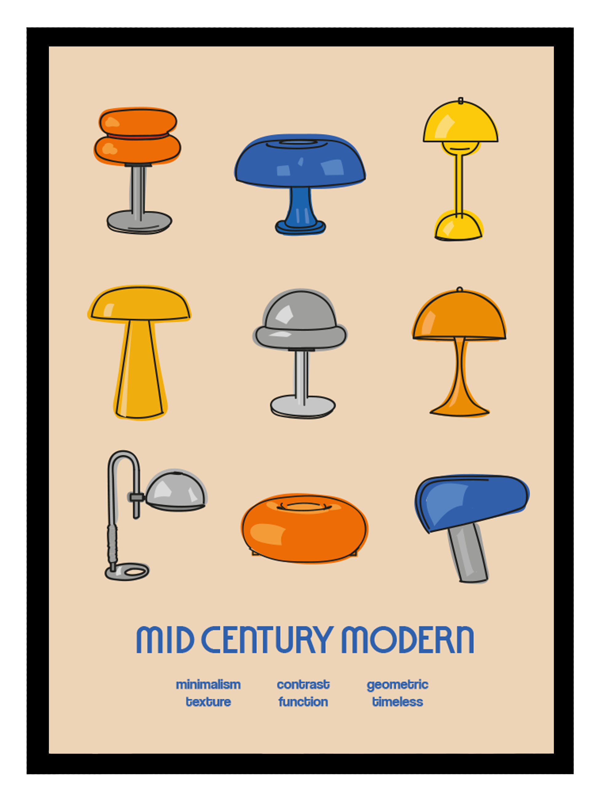 Mid Modern Poster