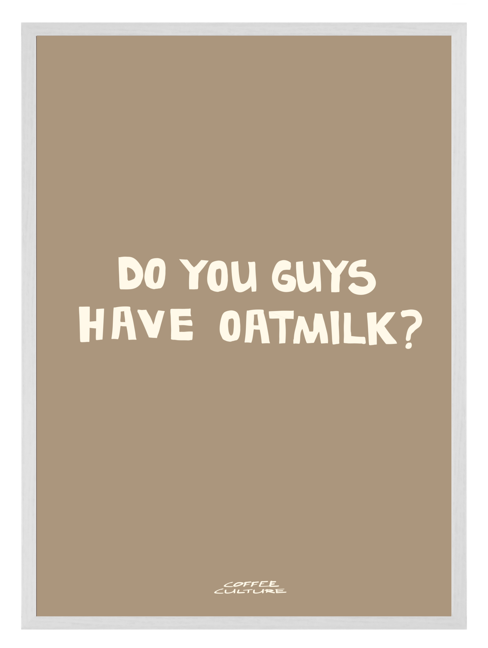 Oatmilk Beige Poster