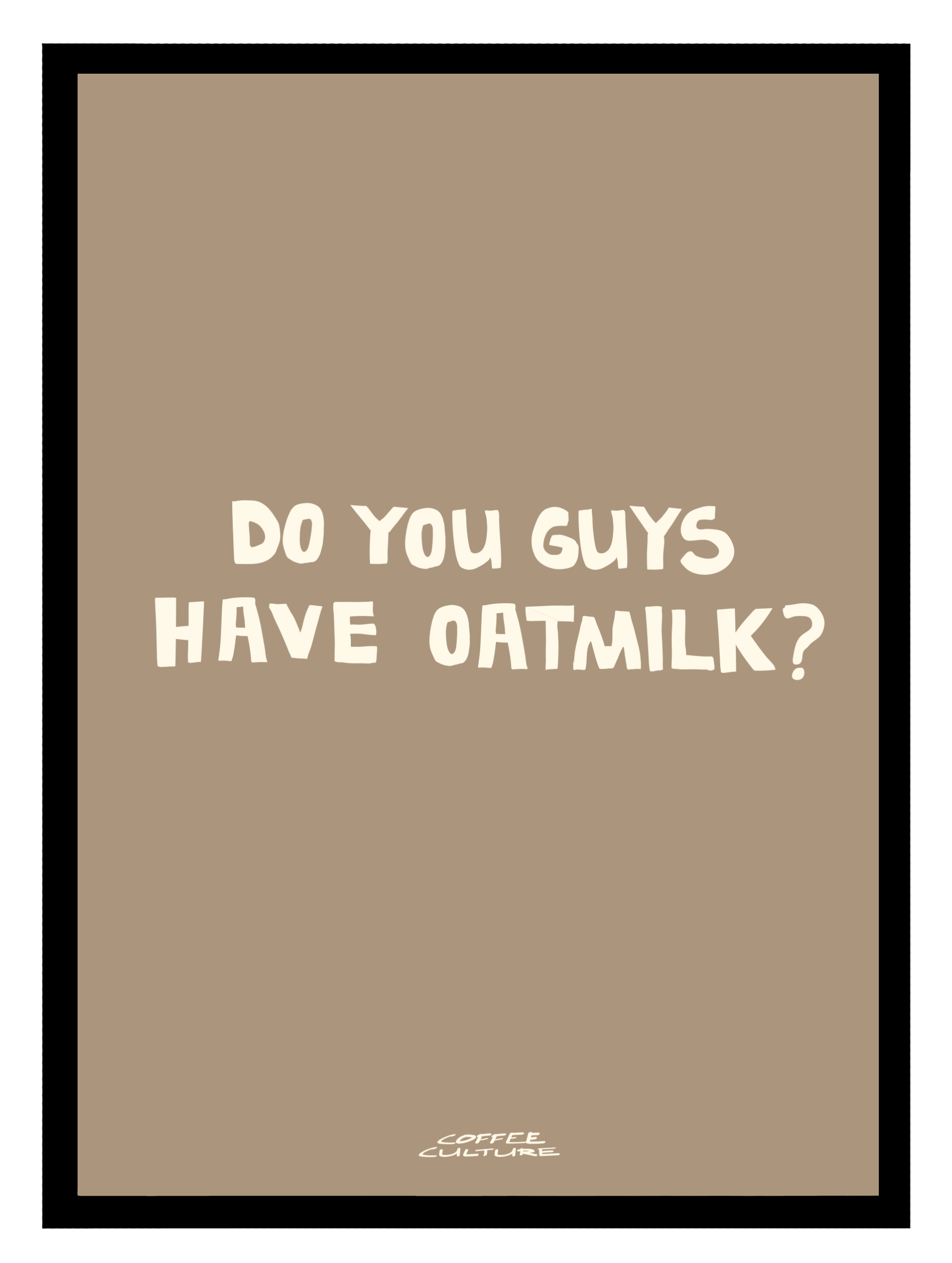 Oatmilk Beige Poster