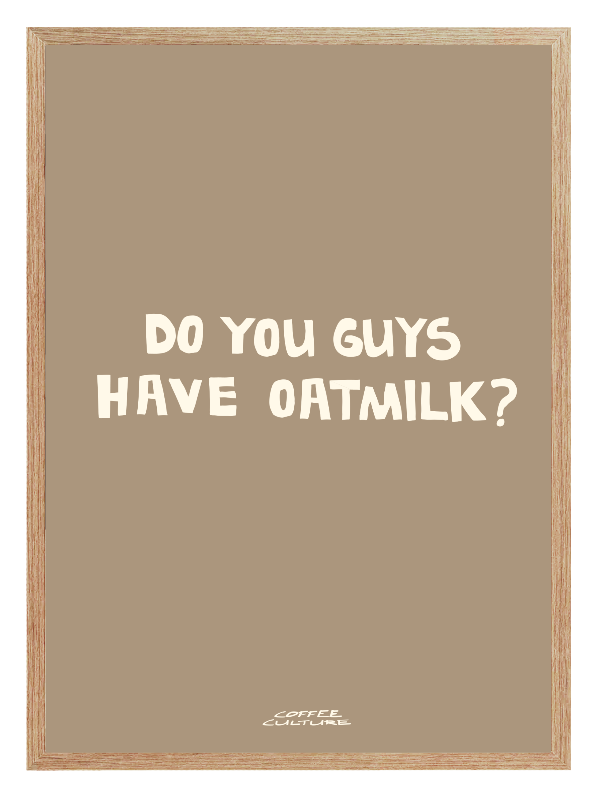 Oatmilk Beige Poster