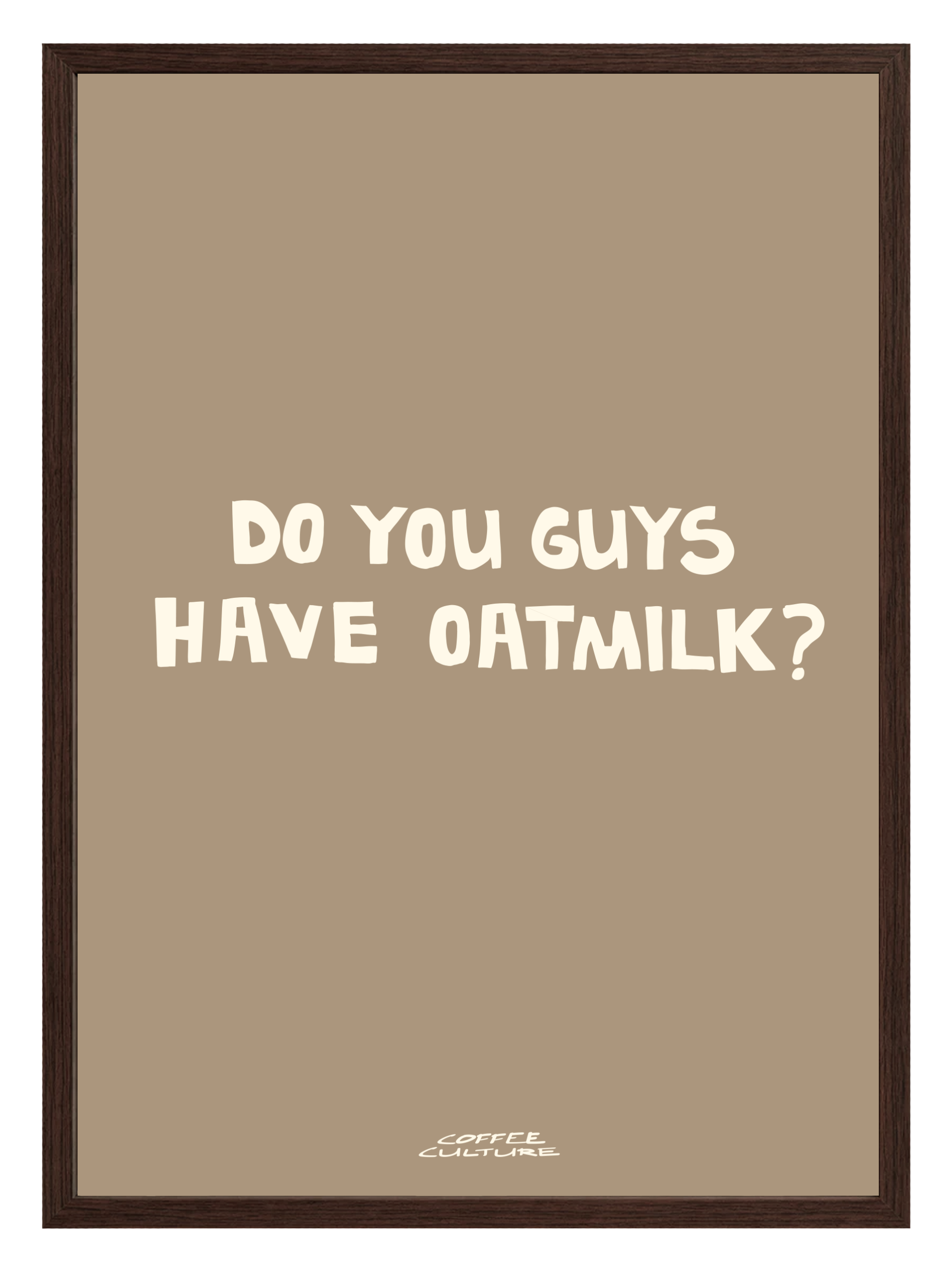 Oatmilk Beige Poster