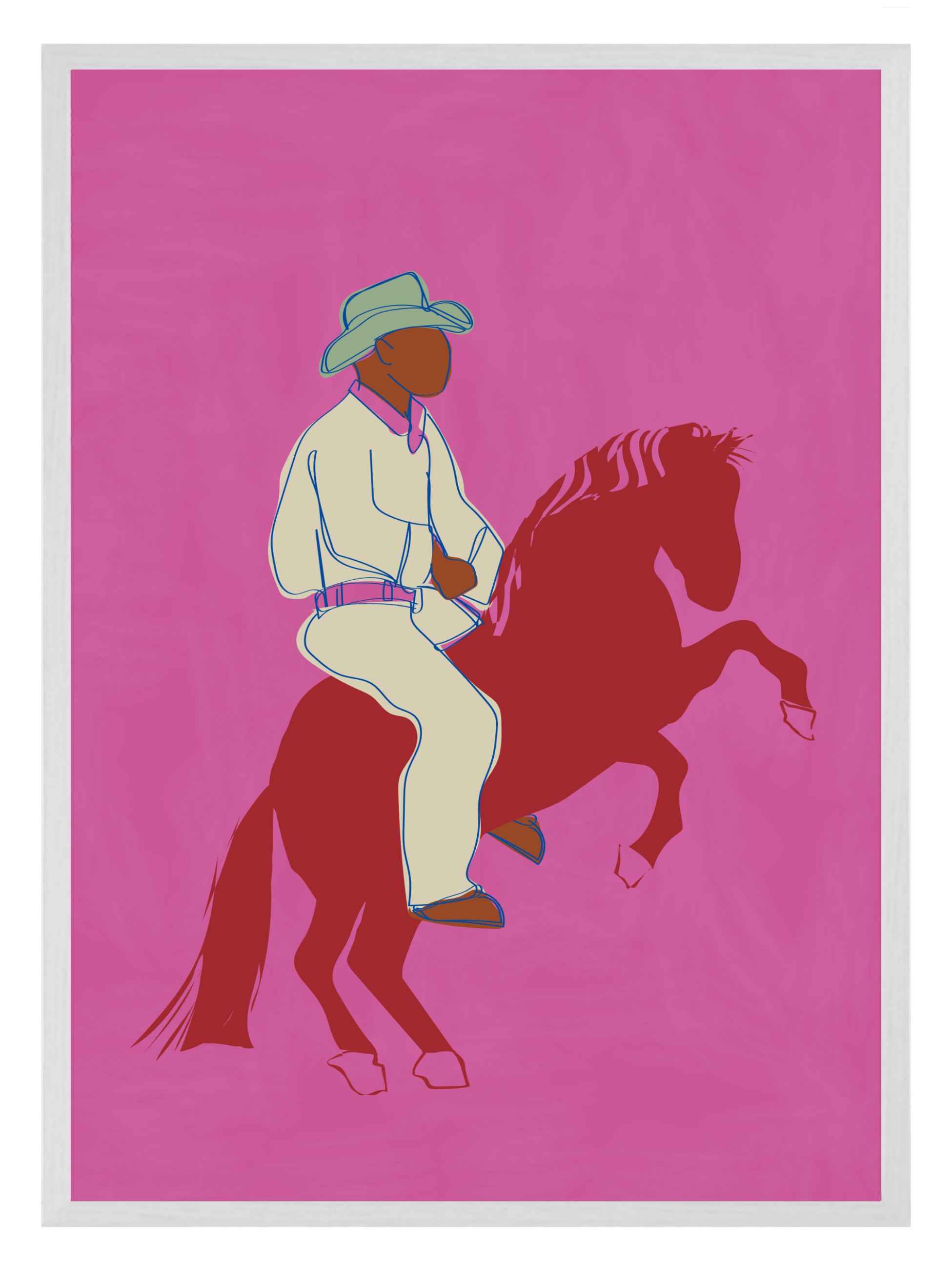 Pink Cowboy Poster