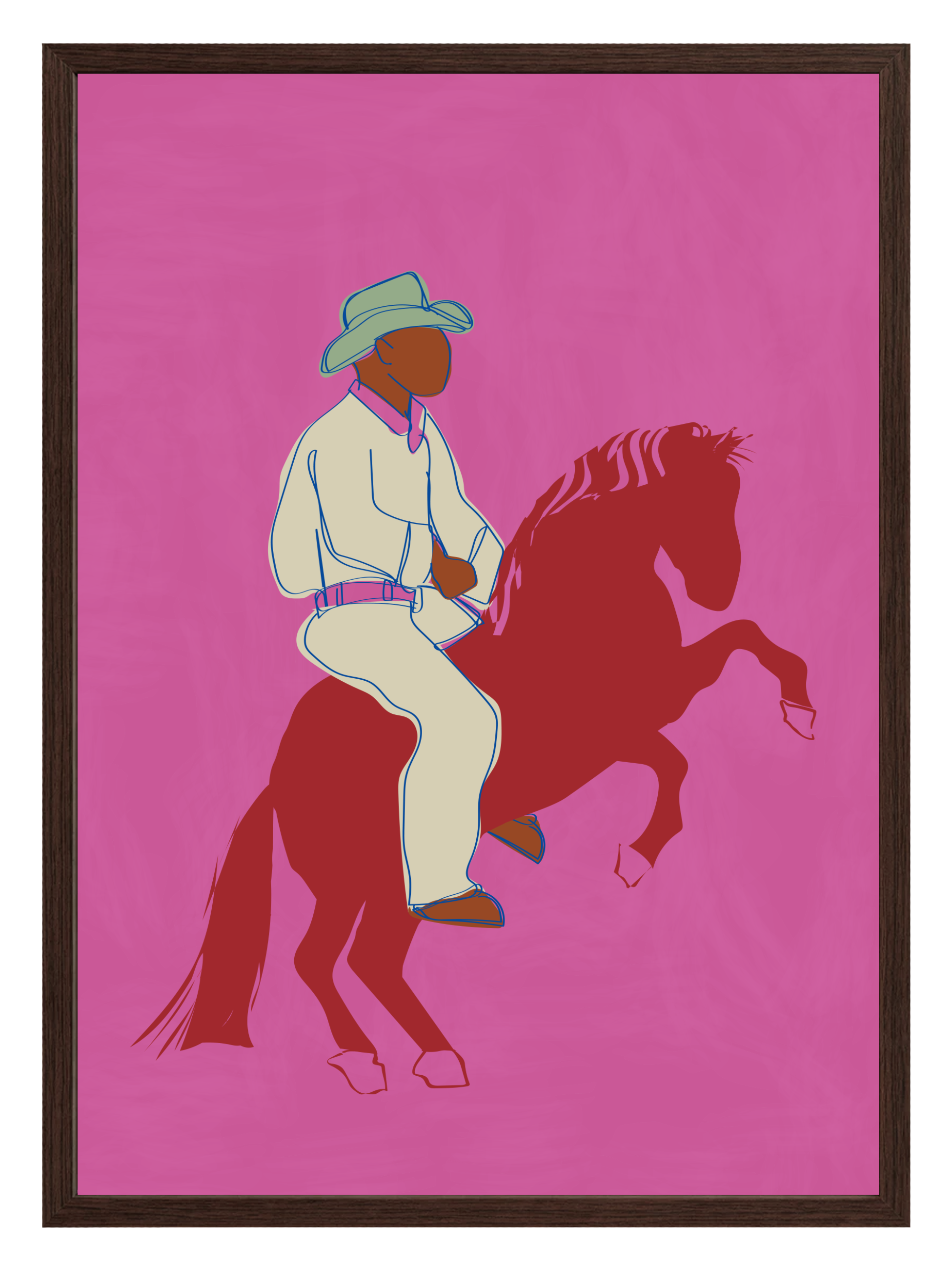 Pink Cowboy Poster