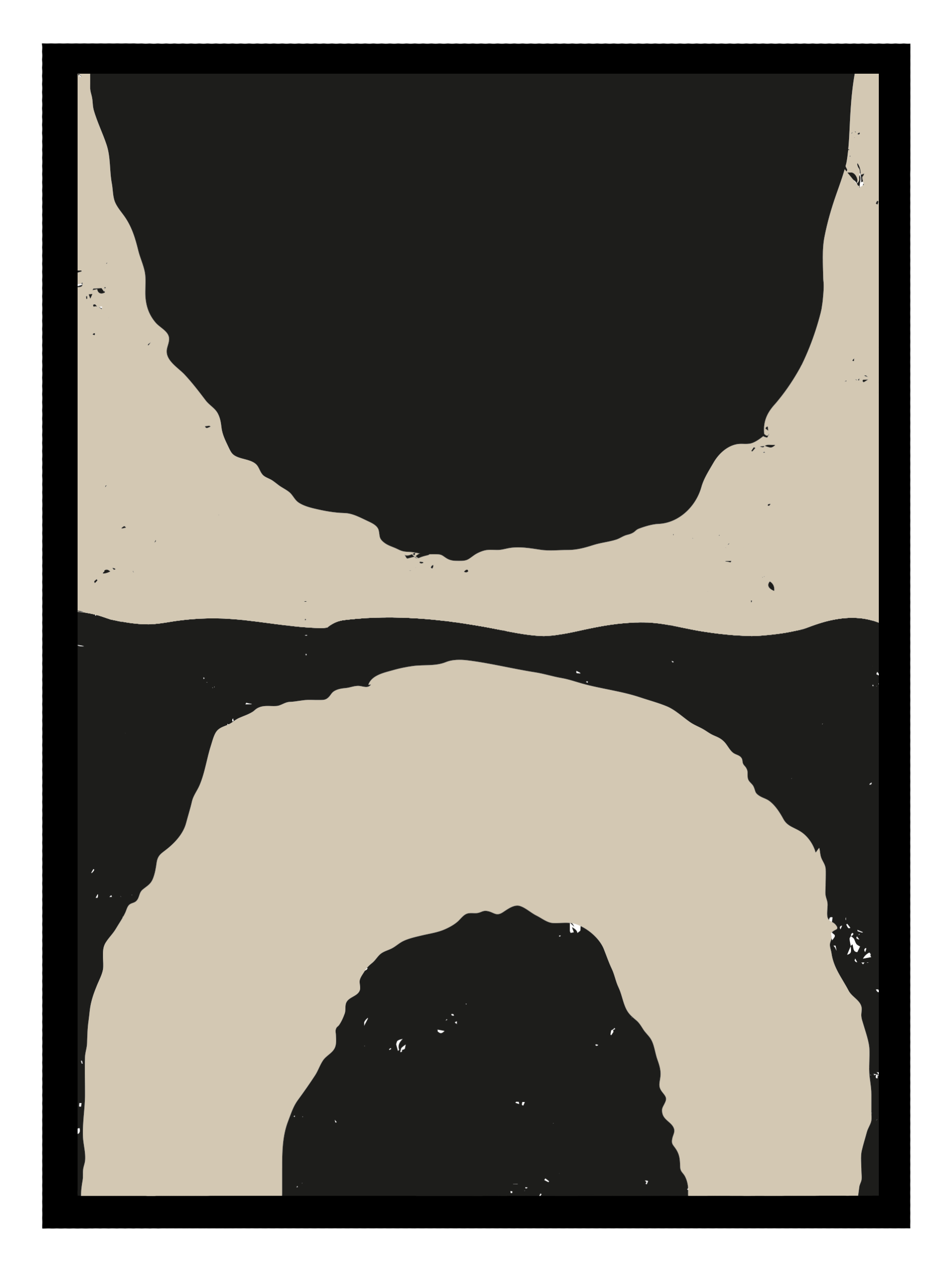 Round Contrast Poster