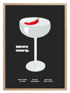 Spicy Marg Poster Black