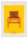 Stripes Chair Poster