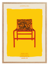 Stripes Chair Poster