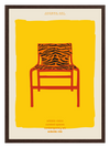 Stripes Chair Poster