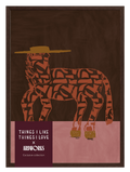 Rocco Desert Rose + Dark Wood Lijst