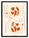 Table Orange Poster