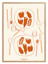 Table Orange Poster
