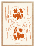 Table Orange Poster