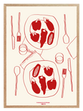 Table Red Poster