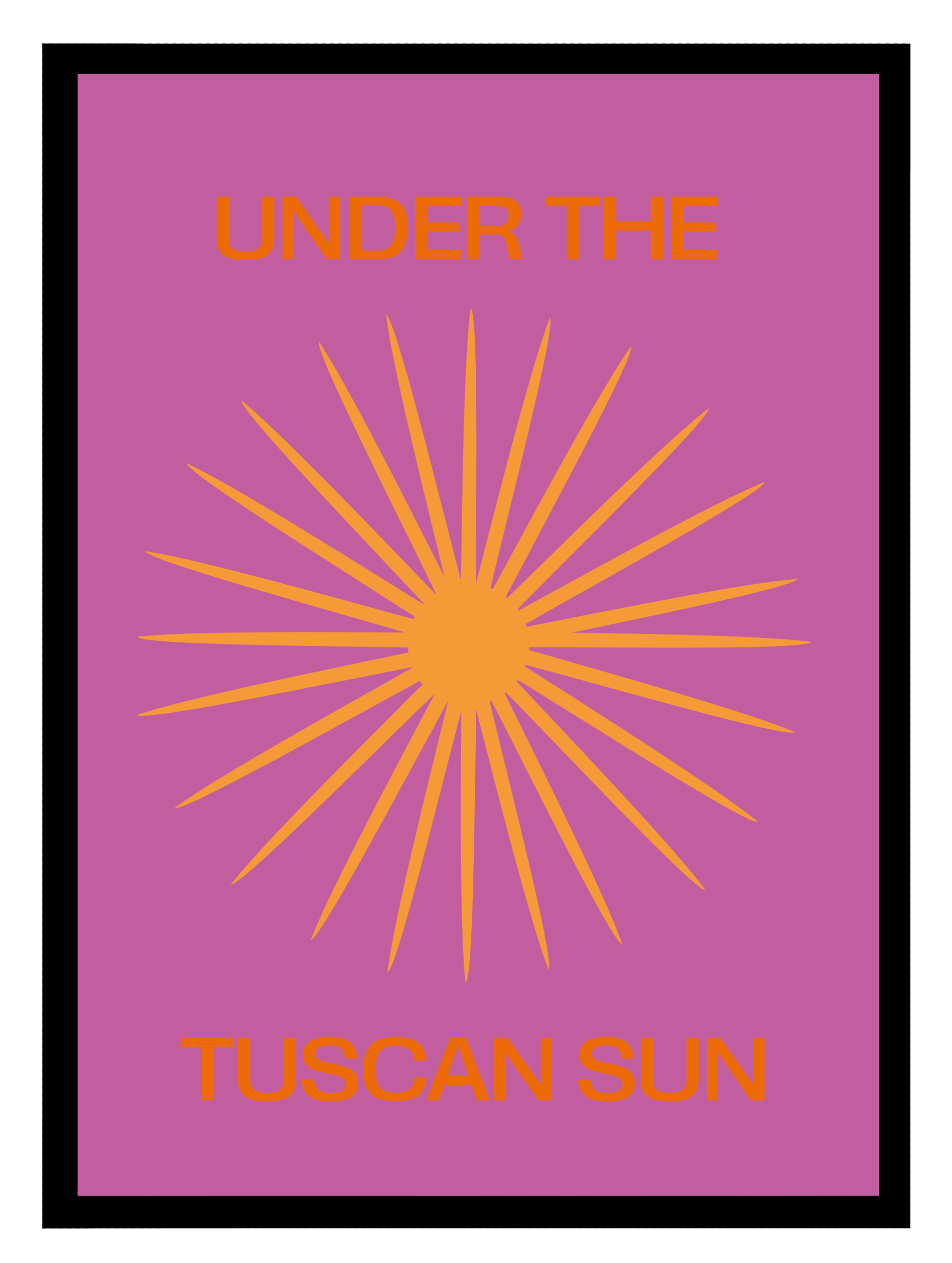 Tuscan Sun Poster