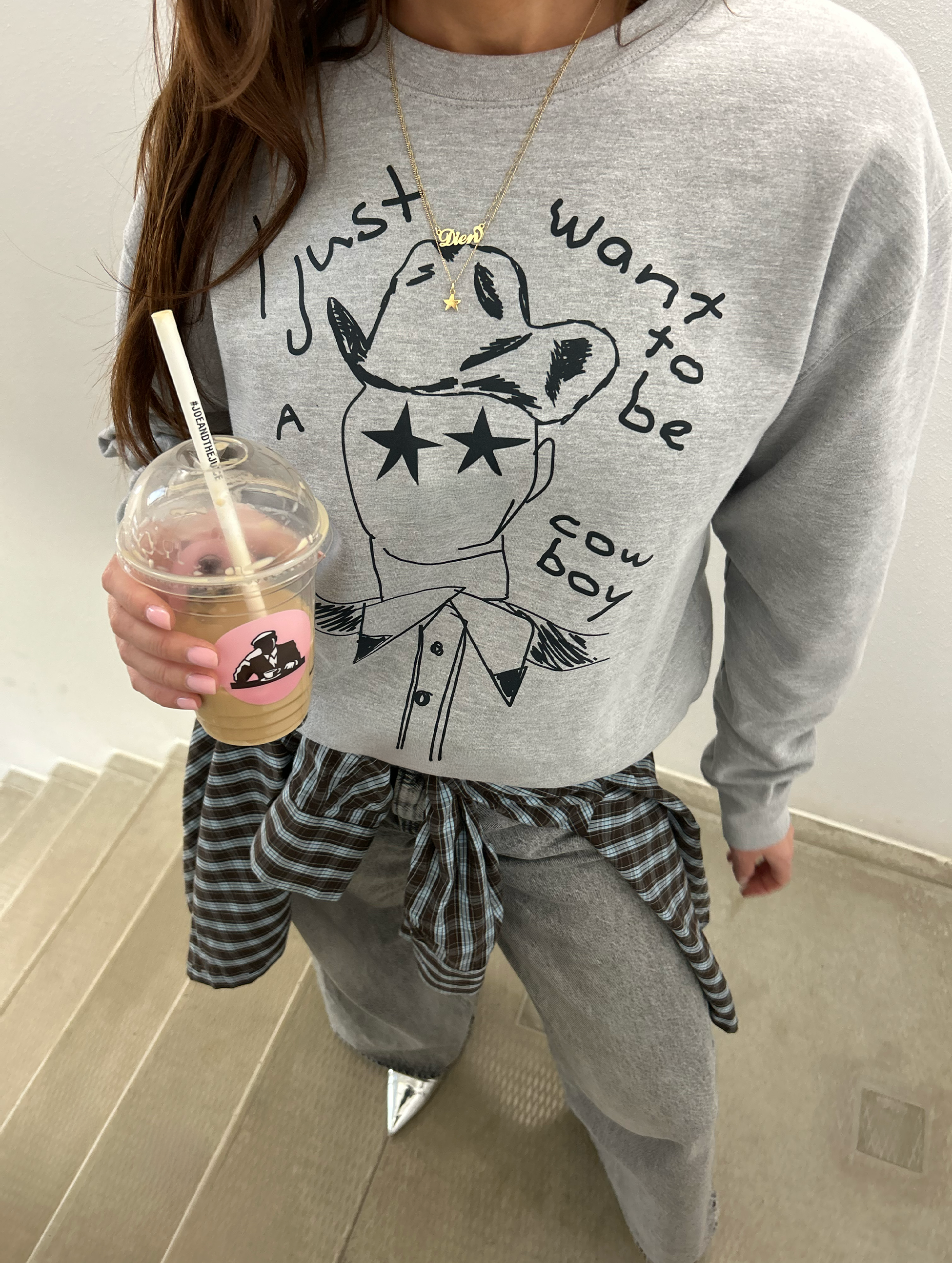 Just A Cowboy Sweater