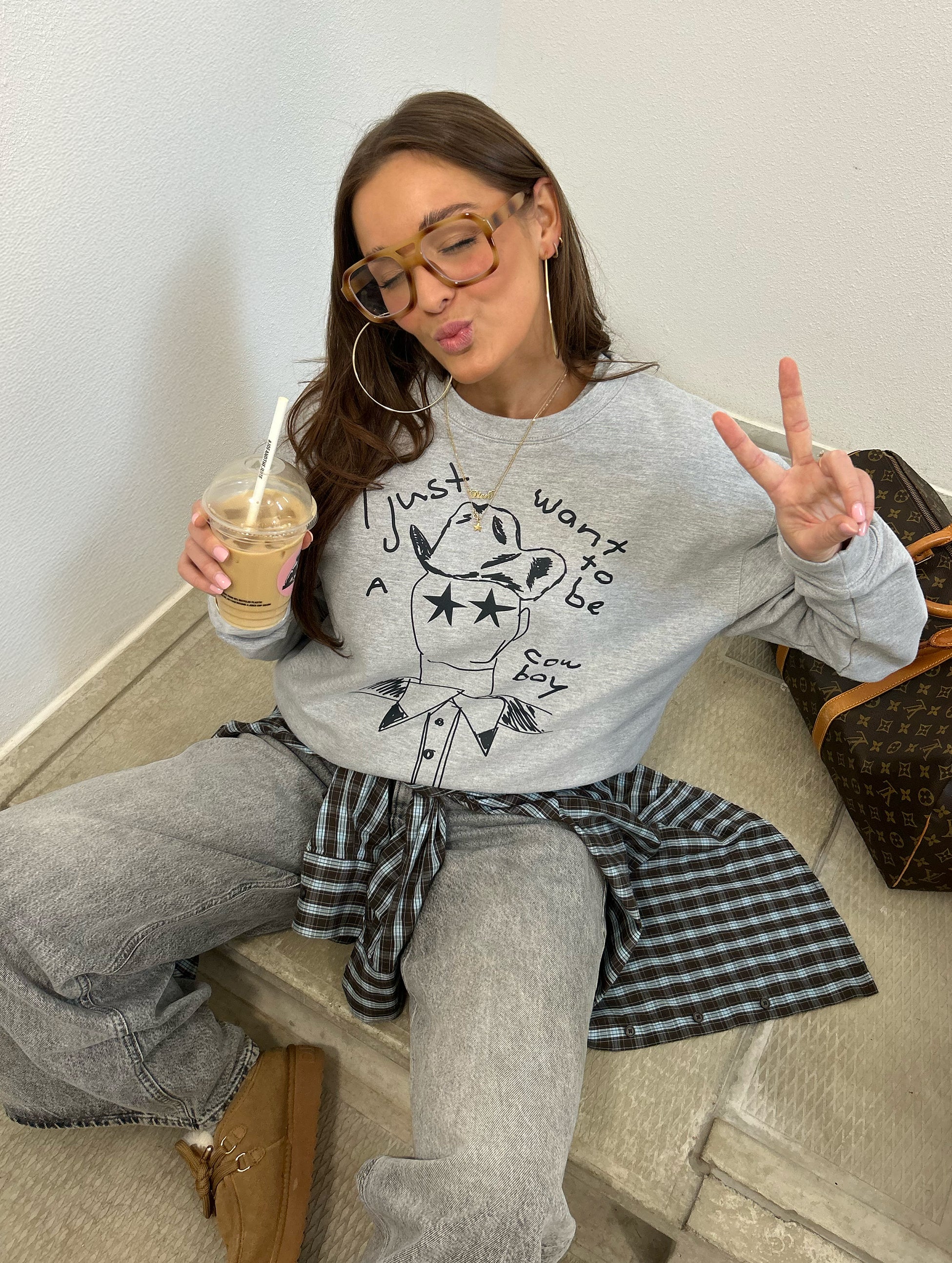 Just A Cowboy Sweater