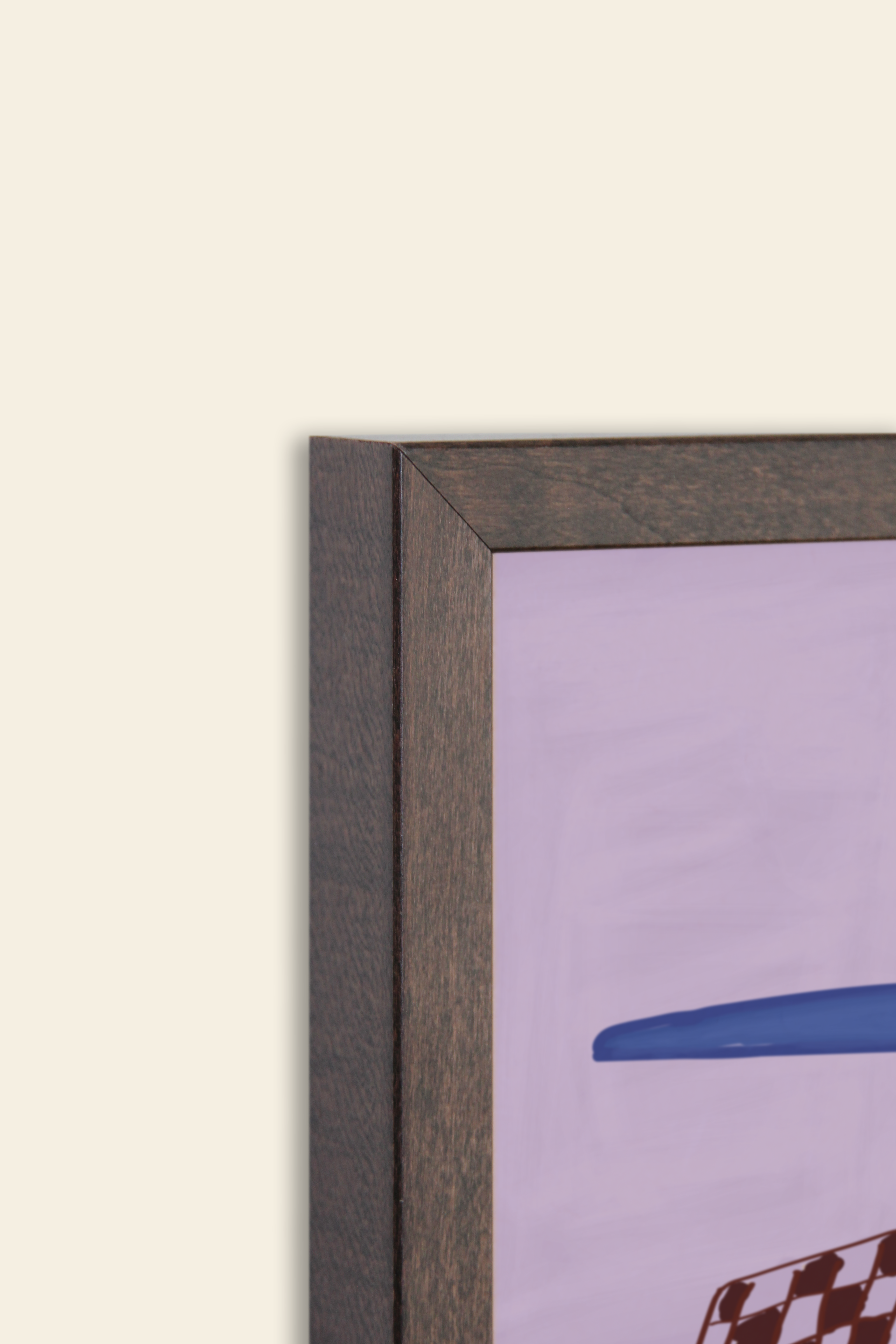 Poster Frame Dark Wood