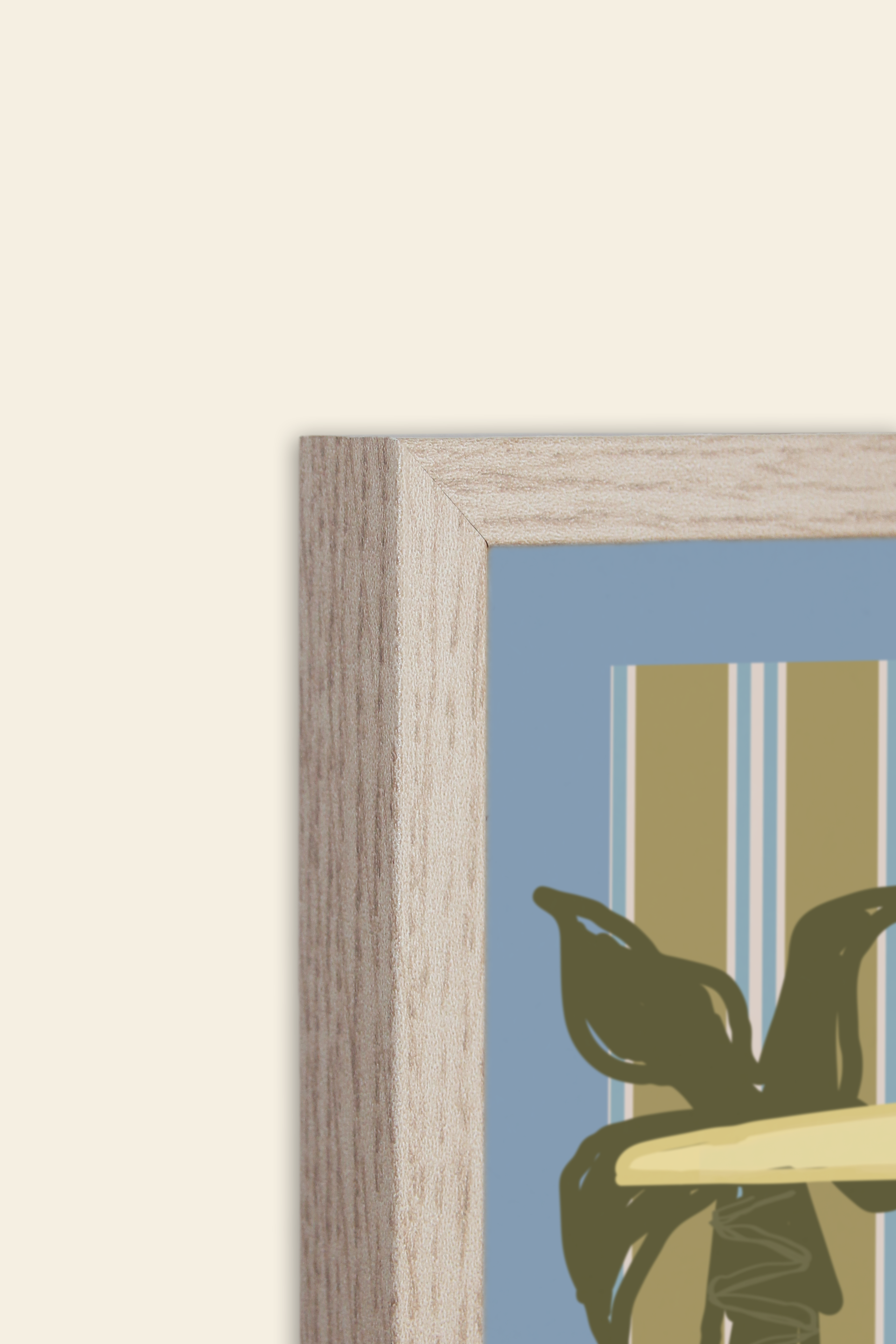 Poster Frame Light Wood