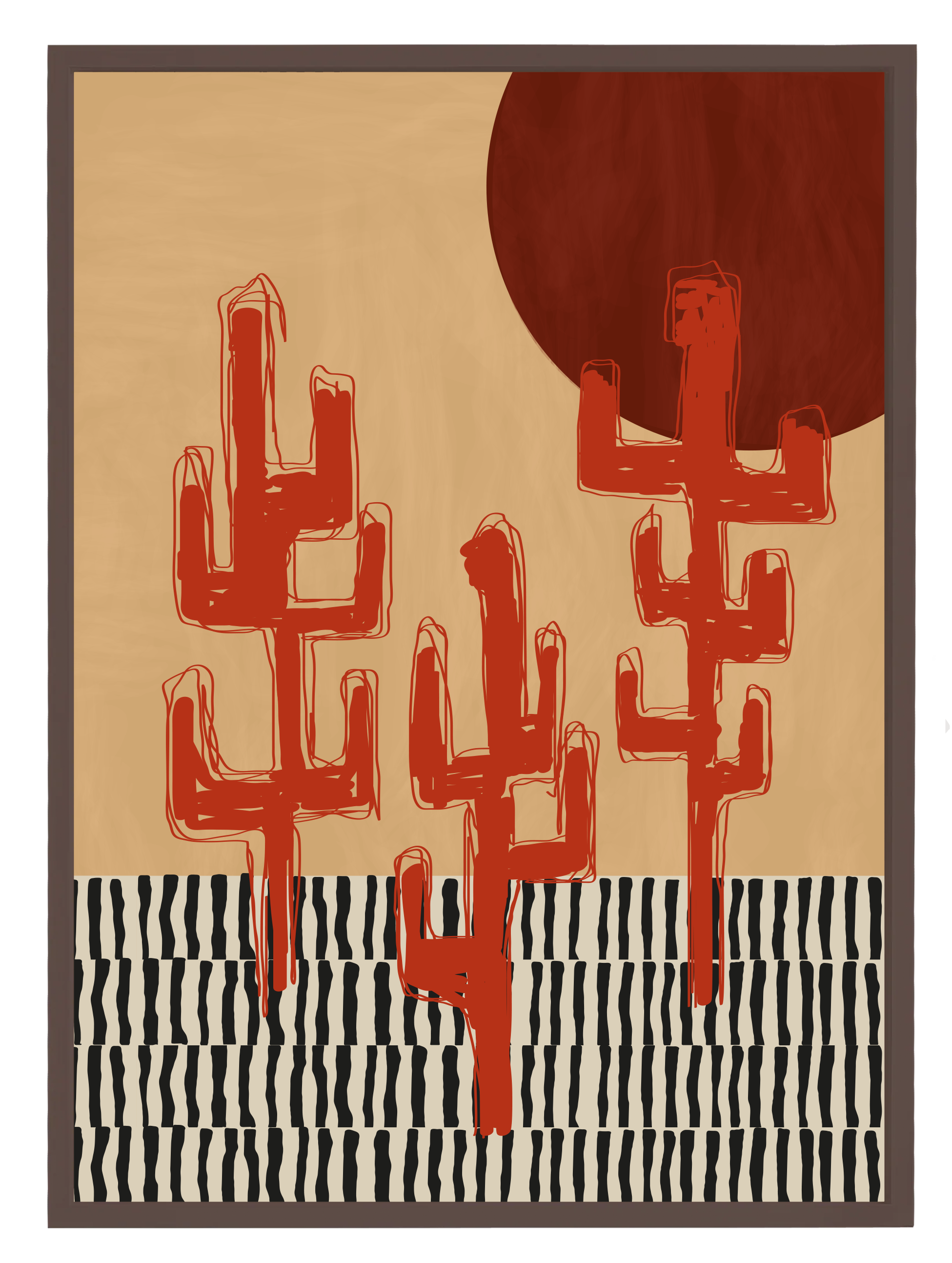 Marrakesh Desert Poster
