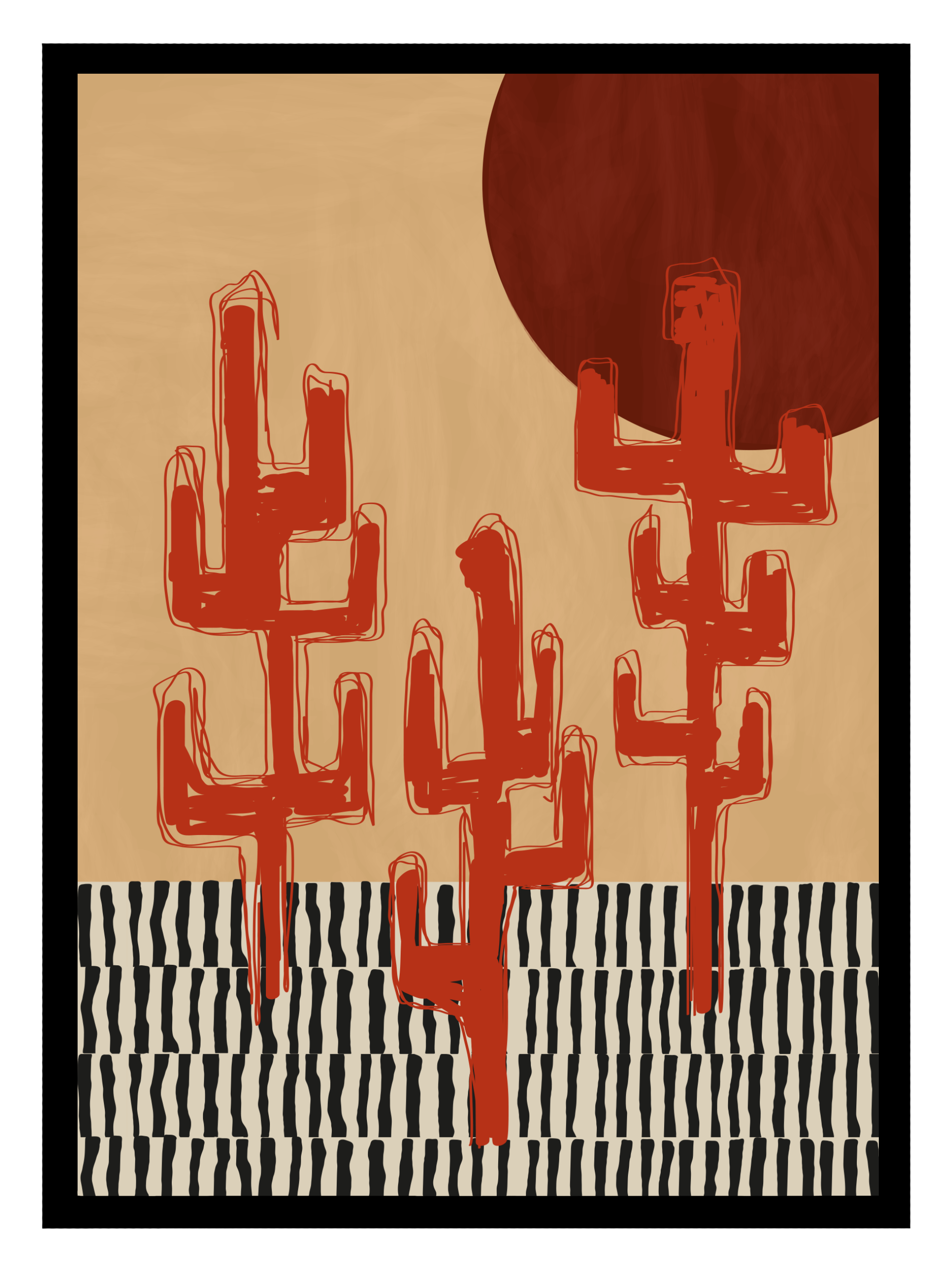 Marrakesh Desert Poster