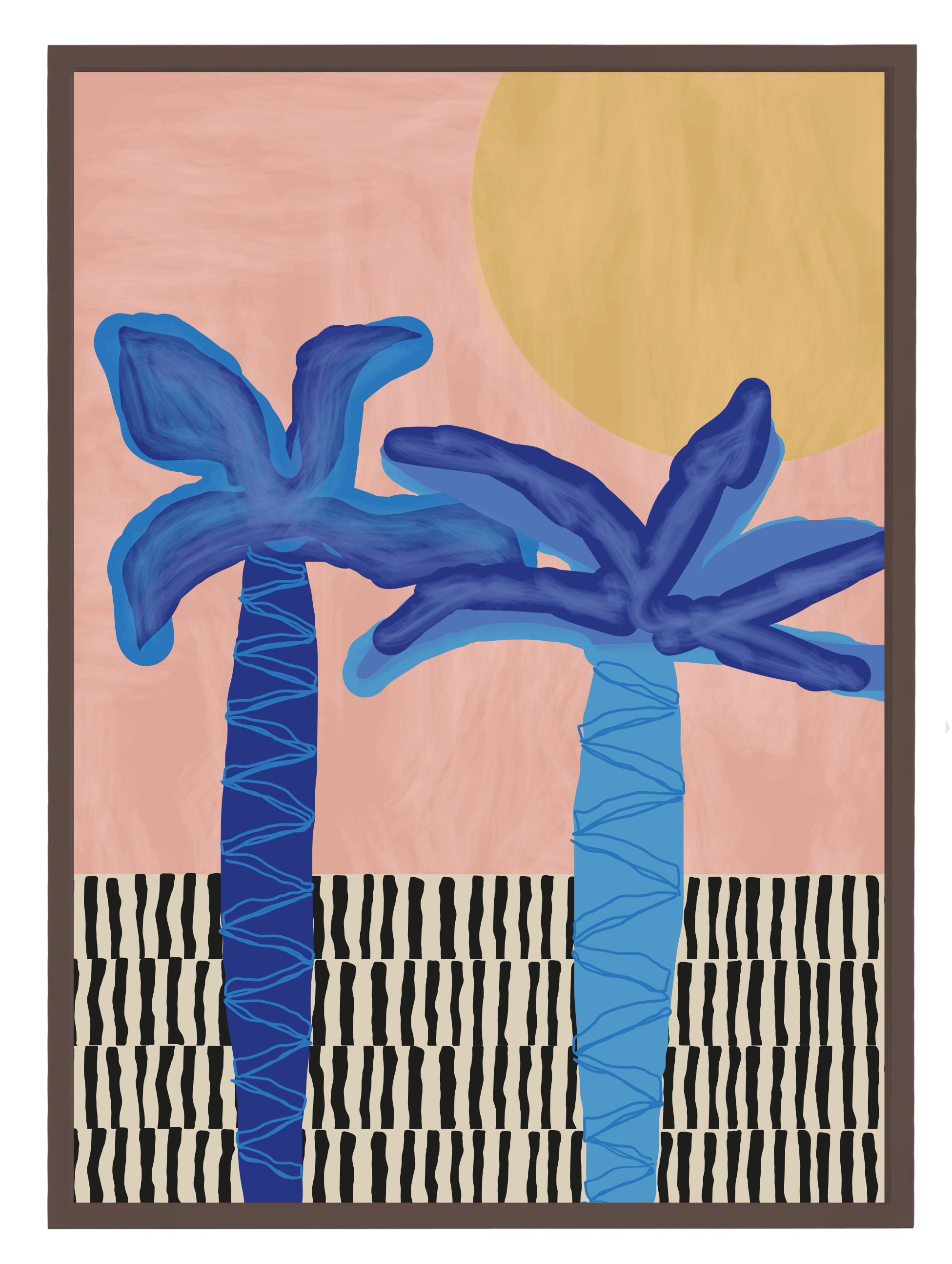 Marrakesh Palms Poster