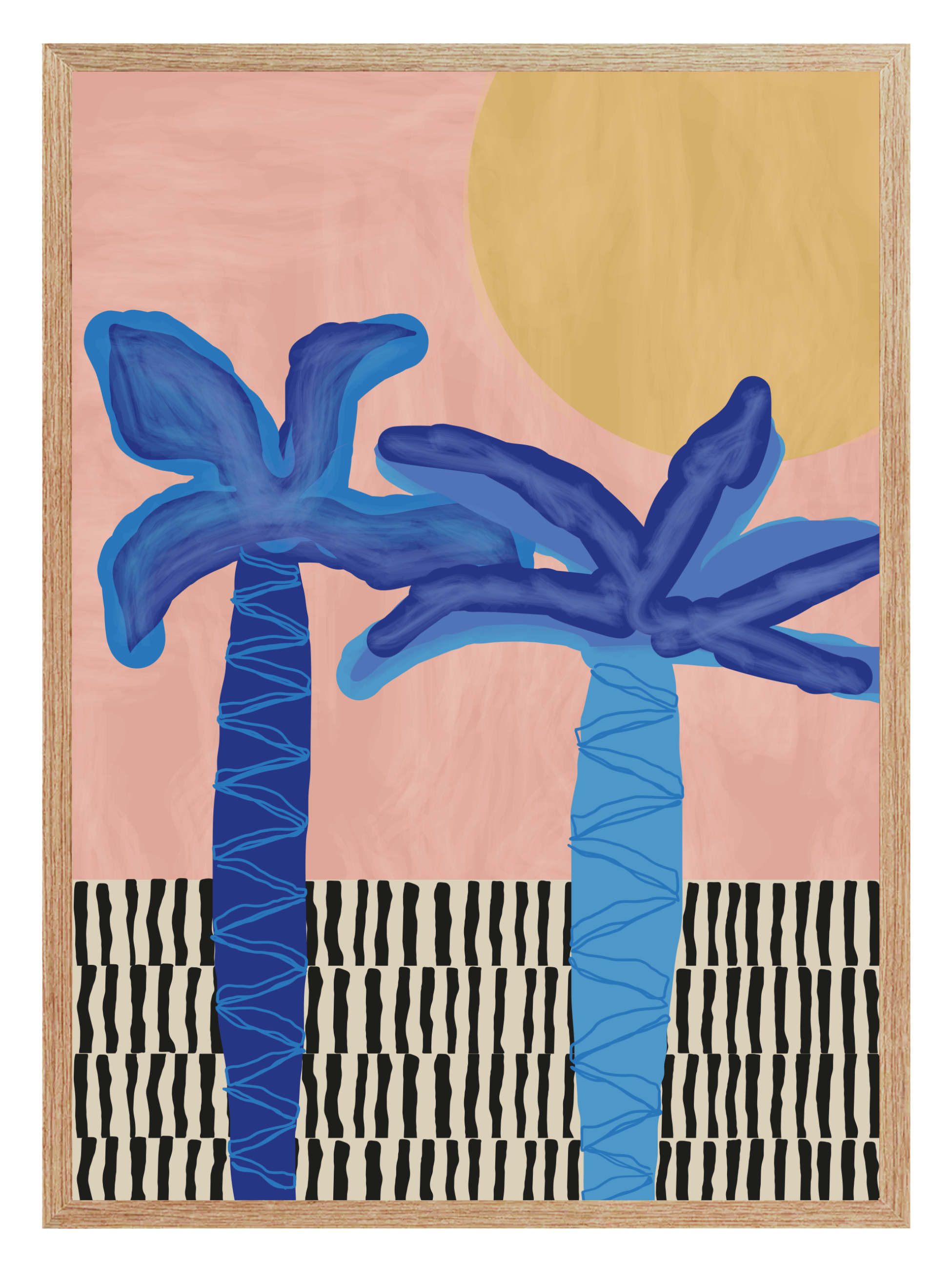 Marrakesh Palms Poster