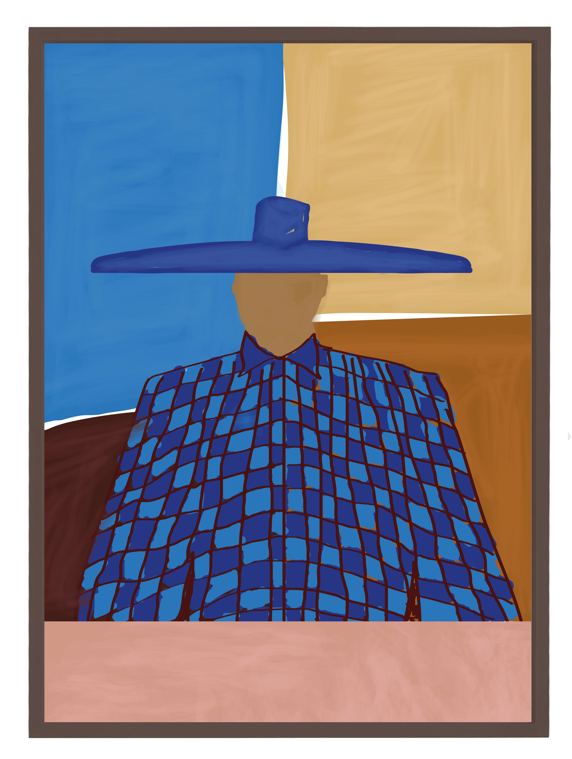 Ranchboy Blue Poster