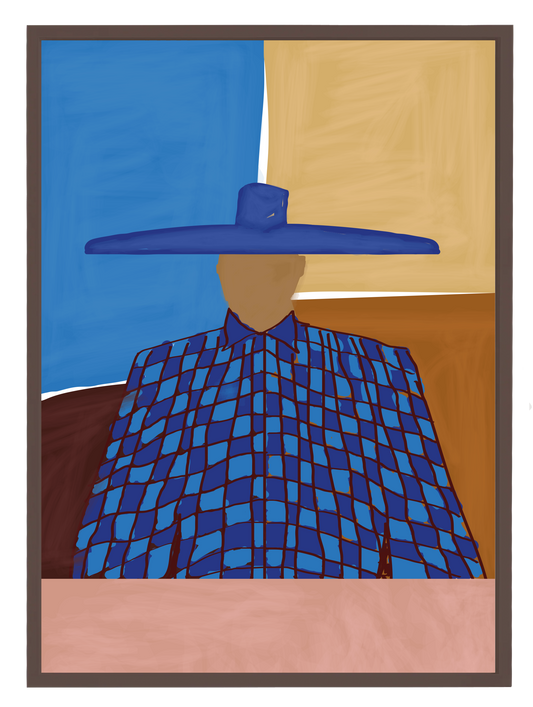 Ranchboy Blue Poster