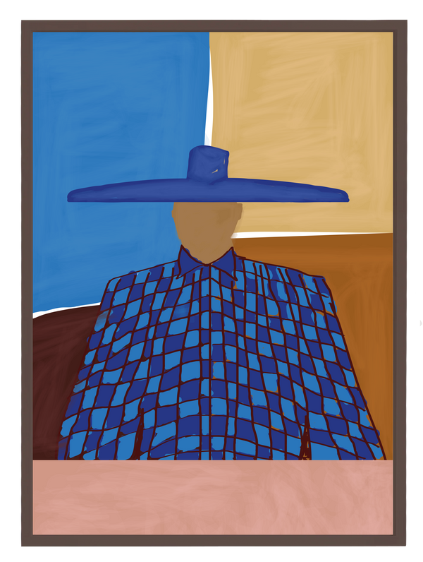 Ranchboy Blue Poster