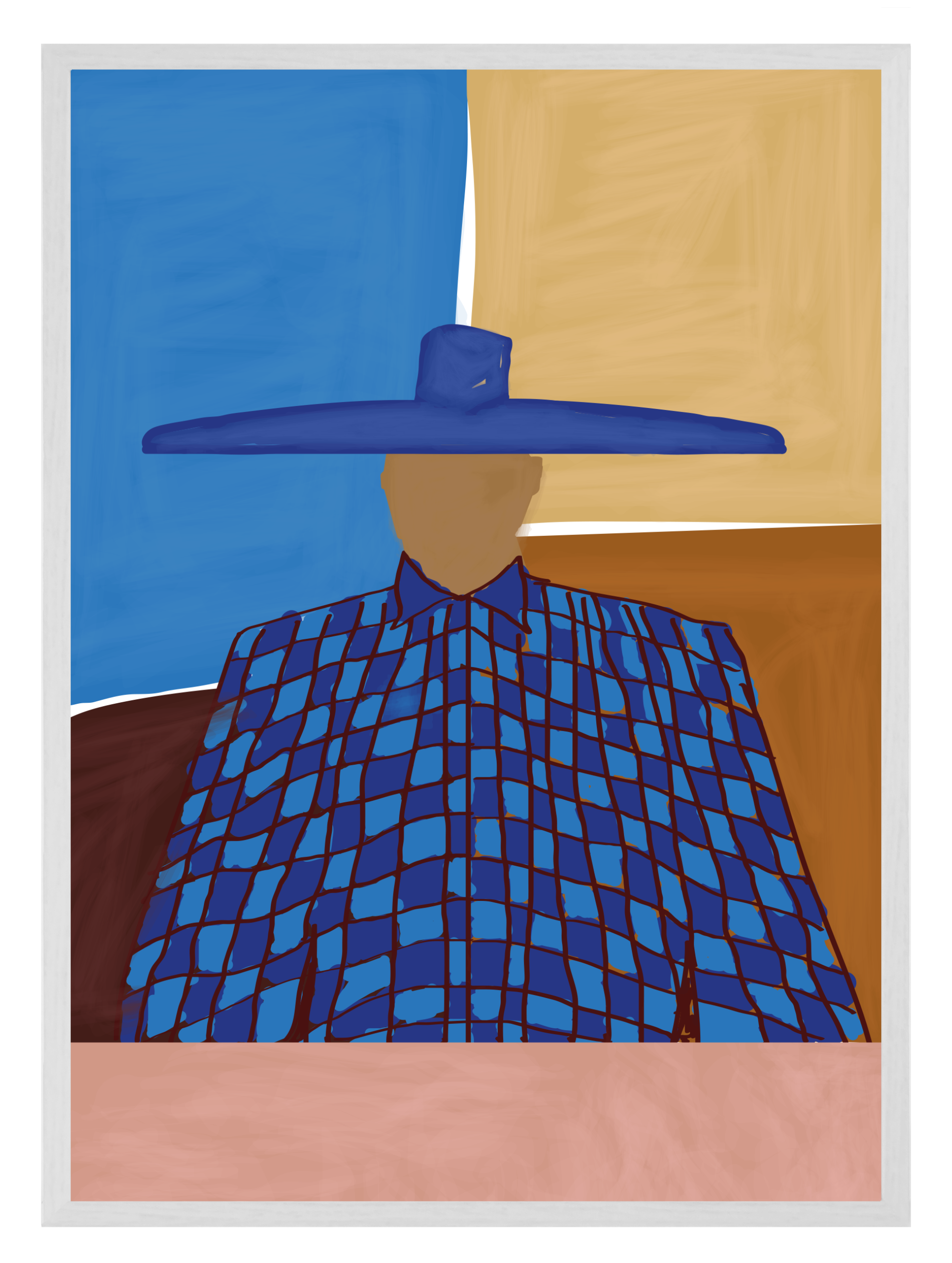 Ranchboy Blue Poster