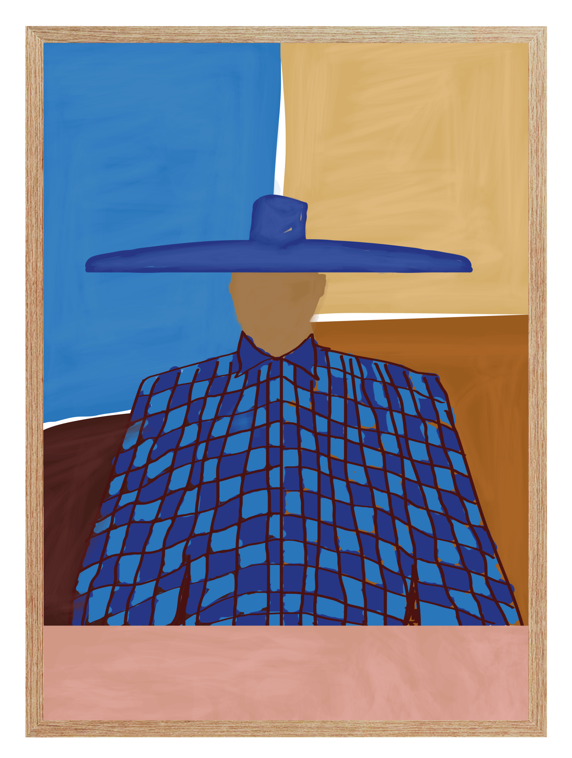 Ranchboy Blue Poster