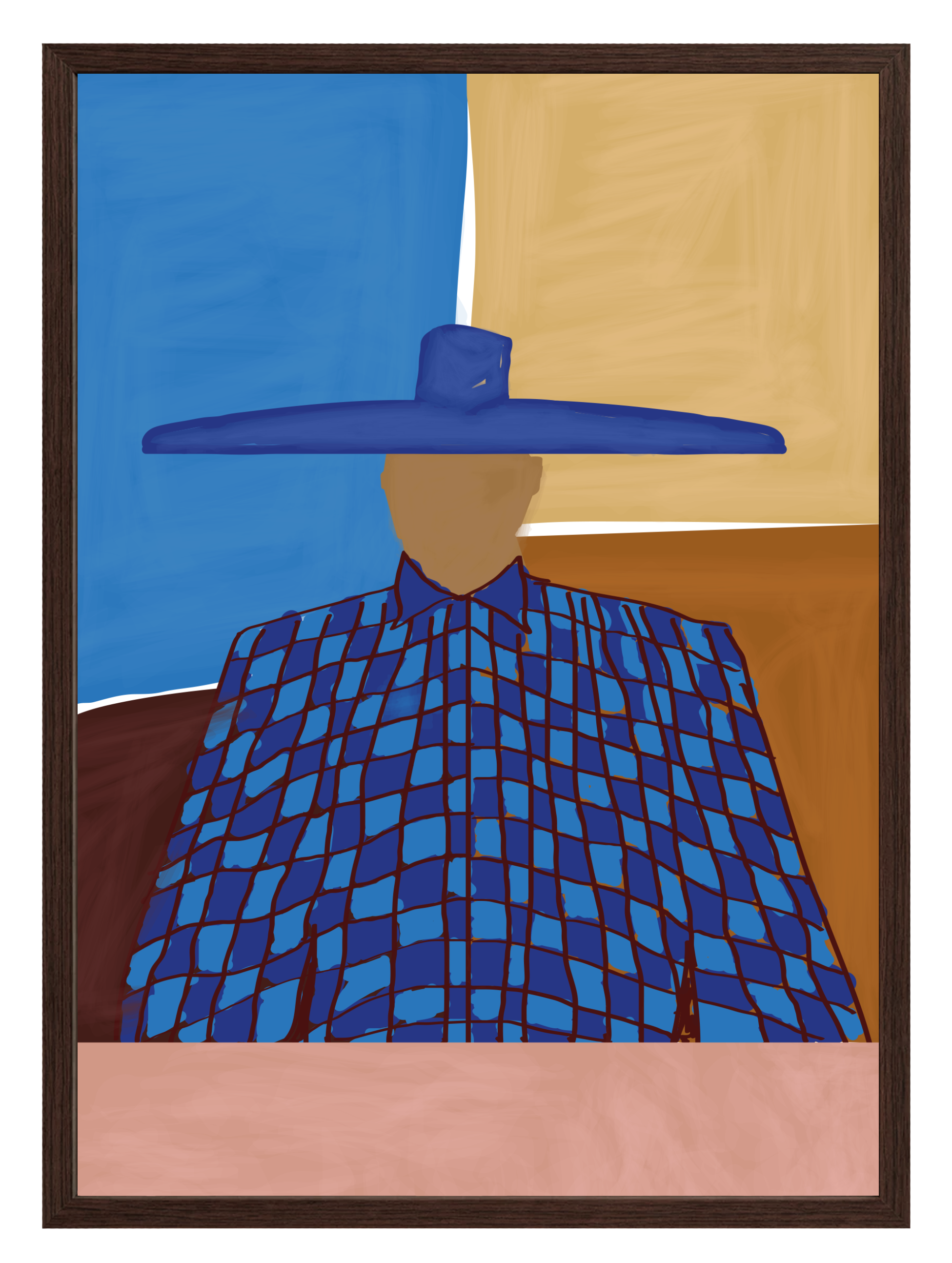 Ranchboy Blue Poster