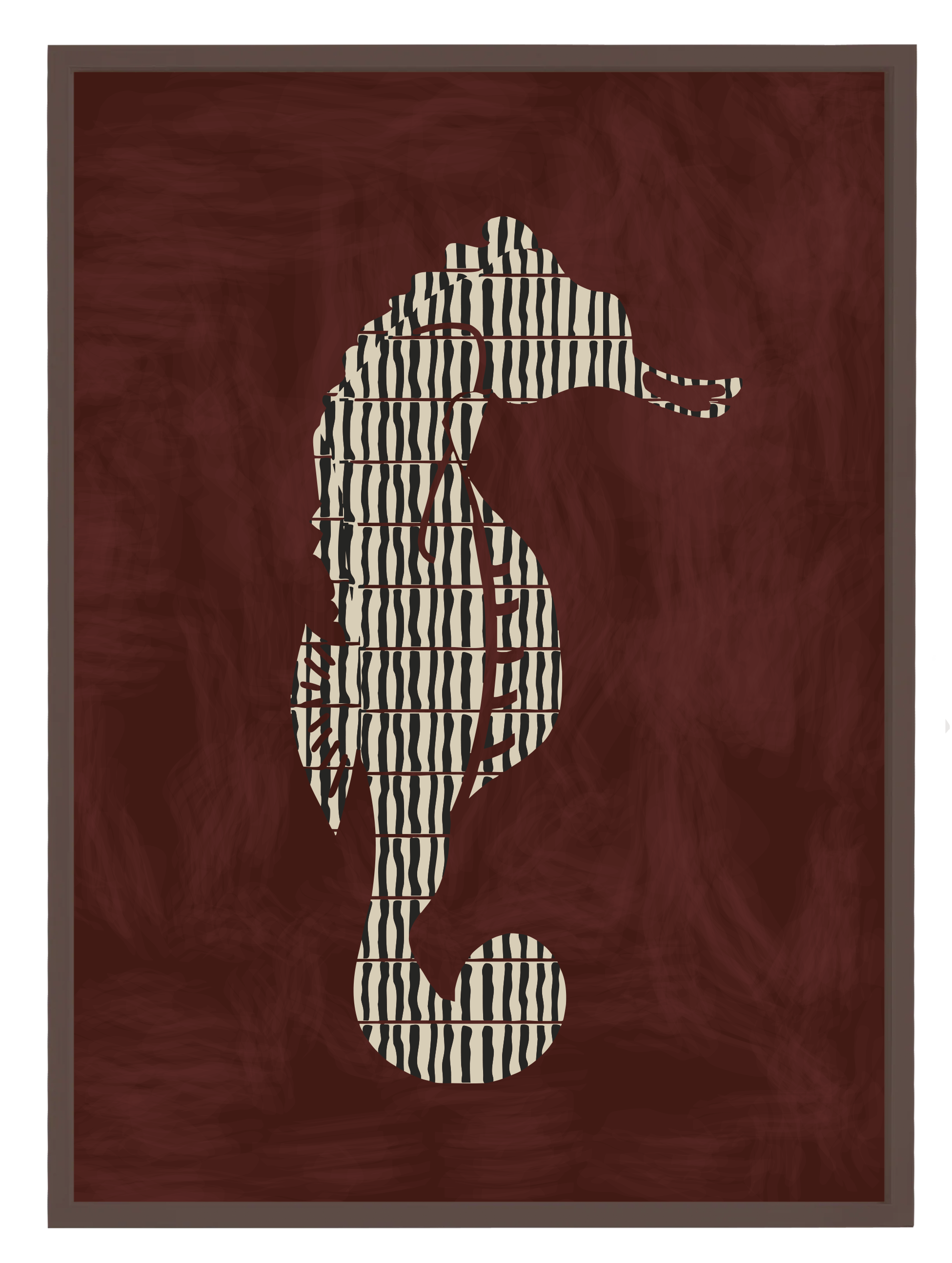 Rodeo Seahorse Poster