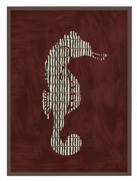 Rodeo Seahorse Poster