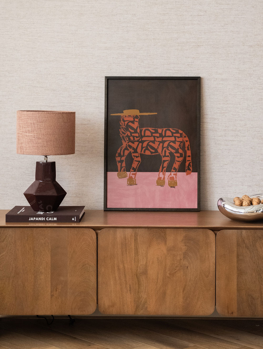 Rocco Desert Rose + Dark Wood Lijst