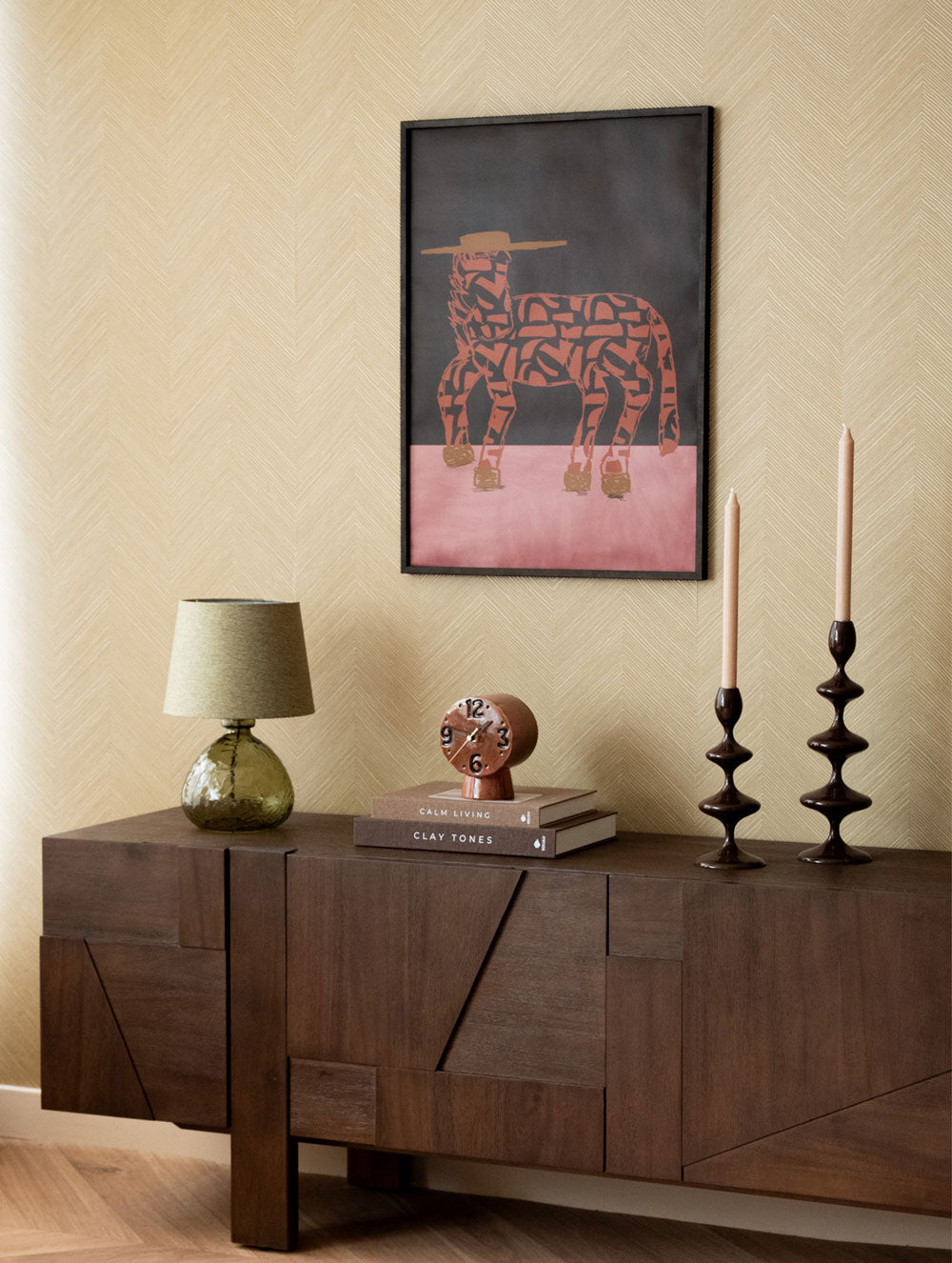 Rocco Desert Rose + Dark Wood Lijst