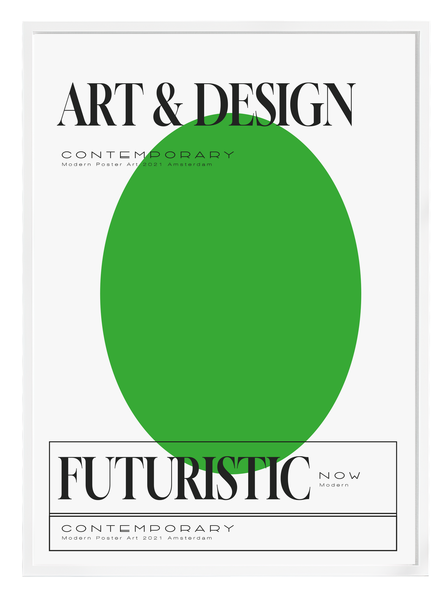 ART & DESIGN GREEN Poster