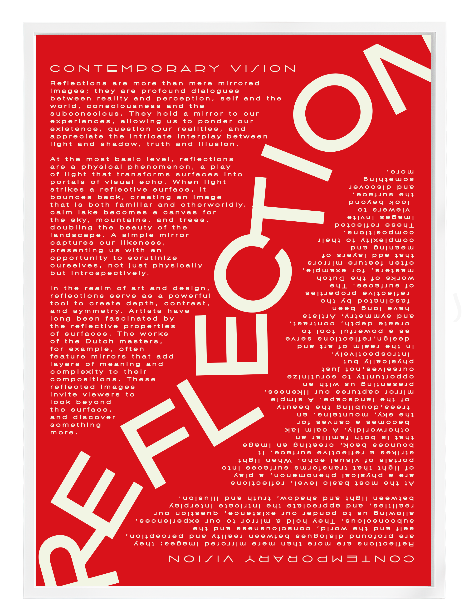 Reflection Poster – Ardworks Designs