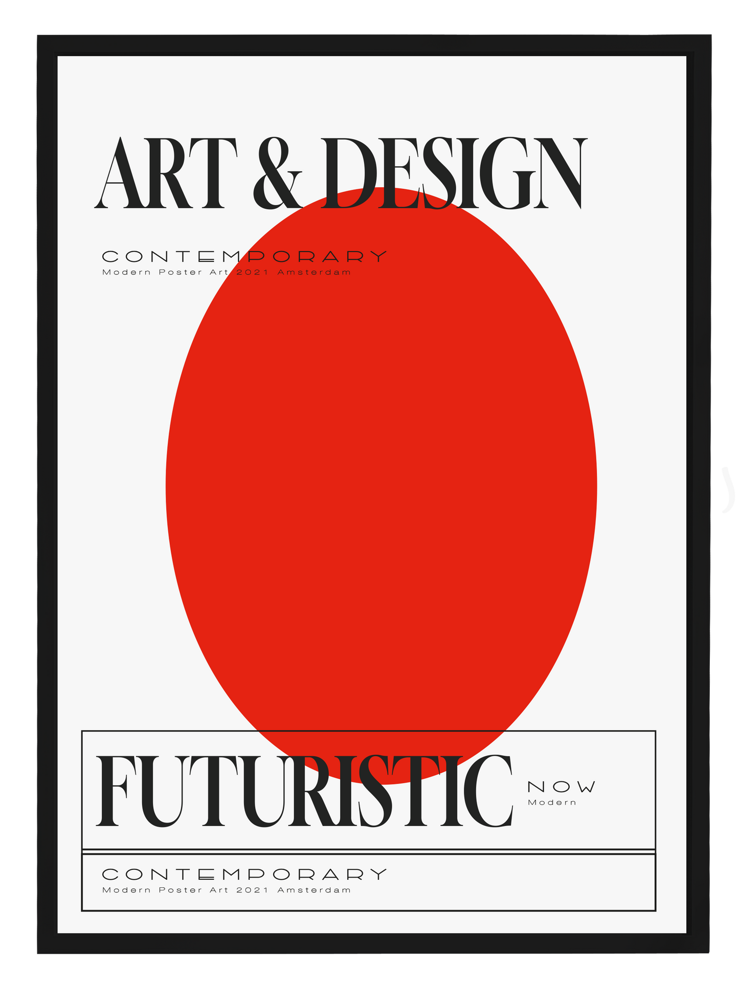 ART & DESIGN RED Poster