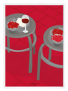Cherry Table Poster