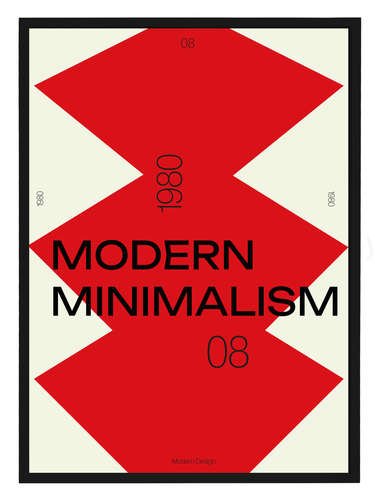 MODERN MINIMALISM 1980 Poster